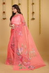 VK 4148 Printed Organza Party Wear Sarees Wholesale Clothing Suppliers In India